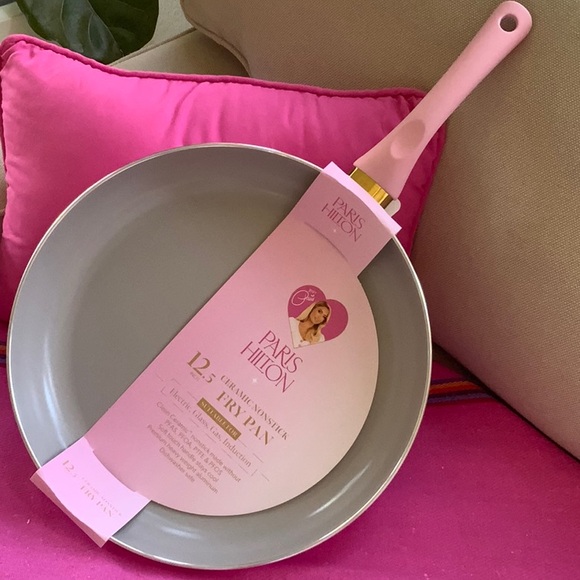 💖💞12.5 INCH Paris Hilton Ceramic Nonstick Fry Pan - Picture 1 of 6